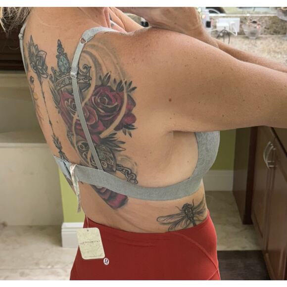 We the free heathered grey bralette NWT $38 retail Free People Medium - Picture 4 of 9